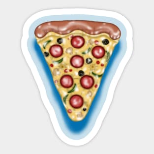 Pizza Pool Float Sticker